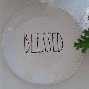 Rae Dunn Blessed Plate LL / NEW / Holidays
